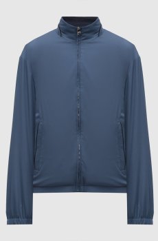 Синяя двусторонняя куртка