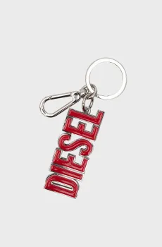 Мужской серебристый брелок DSL 3D Красный ONESIZE Diesel X10294 P8097