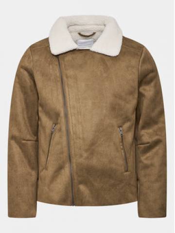 Lindbergh Куртка зі штучної шкіри 30-30053A Коричневий Slim Fit Lindbergh Куртка зі штучної шкіри 30-30053A Коричневий Slim Fit
