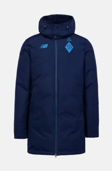 Мужская темно-синяя куртка ФК «Динамо» Киев Синий L New Balance MJ231624NV