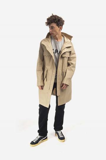 Парка A.P.C. Parka Yael мужская цвет бежевый переходная COEGJ.H30178-BEIGE Парка A.P.C. Parka Yael мужская цвет бежевый переходная COEGJ.H30178-BEIGE