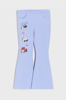 Розкльошені штани Minnie Mouse - light blue