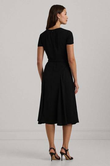 Платье Lauren Ralph Lauren цвет синий mini расклешённое 250909382 Платье Lauren Ralph Lauren цвет синий mini расклешённое 250909382