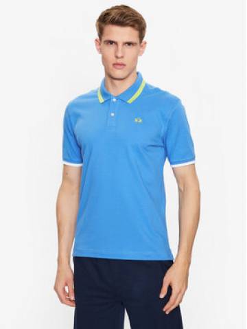 La Martina Поло VMP006 PK001 Голубий Slim Fit La Martina Поло VMP006 PK001 Голубий Slim Fit