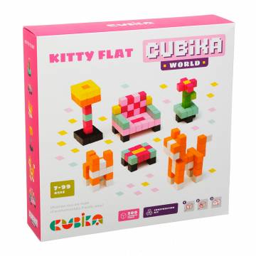 Деревяний конструктор Cubika World Котячий будинок 200 елементів (15313) Деревяний конструктор Cubika World Котячий будинок 200 елементів (15313)