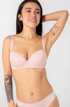 Женский пудровый бюстгальтер Розовый 75C brabrabra SLZ24001076