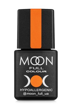 Уценка! Гель-лак для ногтей Moon Full Color Hypoallergenic Barbie Color Rubber Base 06 абрикосовый, 8 мл