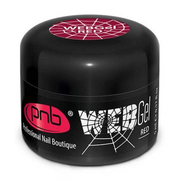 Гель-паутинка для дизайна ногтей UV/LED Web Gel Red, 5 мл Гель-паутинка для дизайна ногтей UV/LED Web Gel Red, 5 мл