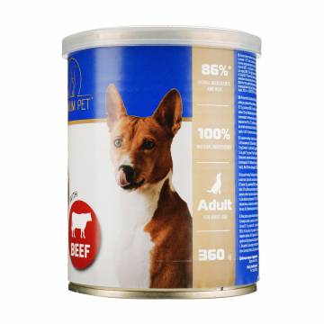 Паштет для взрослых собак Premium Pet с говядиной, 360 г Паштет для взрослых собак Premium Pet с говядиной, 360 г