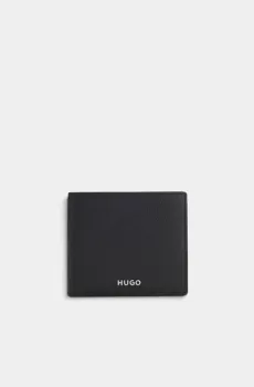 Мужской чёрный кошелёк Черный ONESIZE HUGO 14742