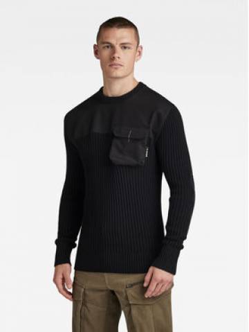 G-Star Raw Светр Army D23525-D496-6484 Чорний Regular Fit G-Star Raw Светр Army D23525-D496-6484 Чорний Regular Fit