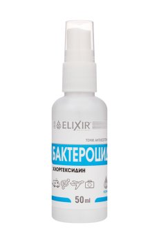 Тоник антисептический Еліксір Бактероцид Хлоргексидин, 50 мл
