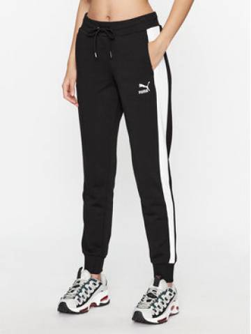 Puma Спортивні штани Iconic T7 530082 Чорний Regular Fit Puma Спортивні штани Iconic T7 530082 Чорний Regular Fit