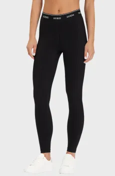 Женские черные леггинсы Черный S Guess V5BB06.K1942;JBLK
