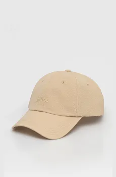 Мужская бежевая кепка Бежевый ONESIZE HUGO 9755