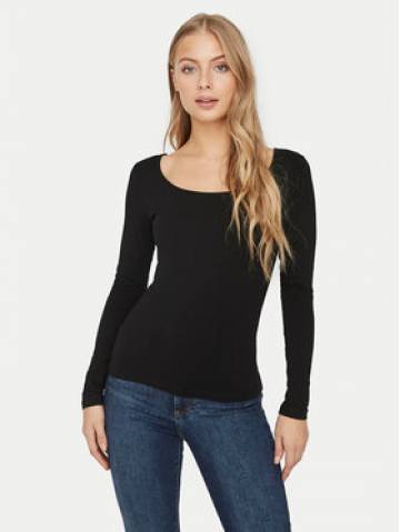 Vero Moda Блузка Maxi My 10228809 Чорний Slim Fit Vero Moda Блузка Maxi My 10228809 Чорний Slim Fit