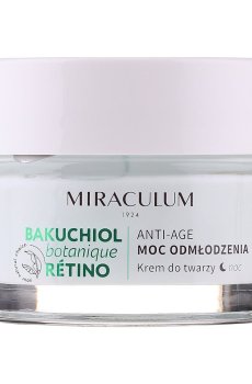Ночной крем для лица Miraculum Bakuchiol Botanique Retino Anti-Age Intensive Lifting, 50 мл