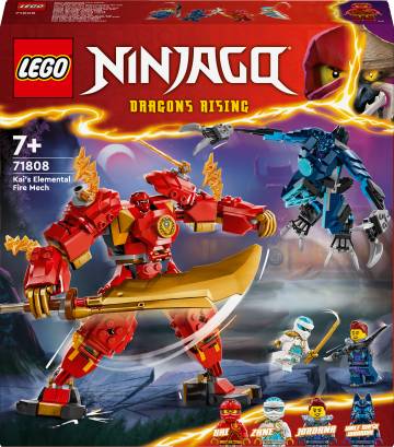 Конструктор LEGO NINJAGO Робот вогняної стихії Кая (71808) Конструктор LEGO NINJAGO Робот вогняної стихії Кая (71808)