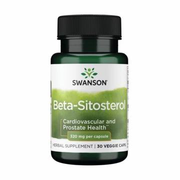 Бета-ситостерол Swanson Beta-Sitosterol 320 мг, 30 капсул Бета-ситостерол Swanson Beta-Sitosterol 320 мг, 30 капсул