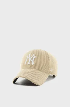 Бежевая вельветовая кепка THICK CORD NEW YORK YANKEES Бежевый ONESIZE 47 Brand 15121184