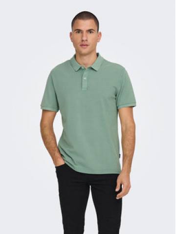 Only & Sons Поло 22021769 Зелений Slim Fit Only & Sons Поло 22021769 Зелений Slim Fit