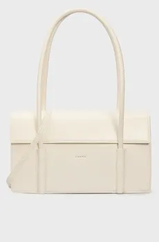 Женская белая сумка CK LINN SHOULDER BAG Белый ONESIZE Calvin Klein K60K613111