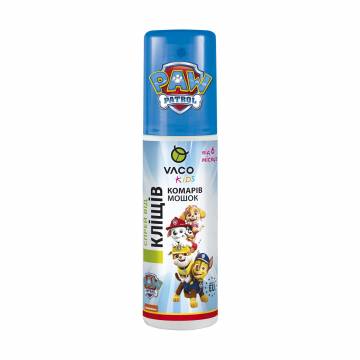 Детский спрей от клещей, комаров и мошек Vaco Kids Paw Patrol, от 6 месяцев, 80 мл Детский спрей от клещей, комаров и мошек Vaco Kids Paw Patrol, от 6 месяцев, 80 мл