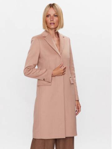 Calvin Klein Вовняне пальто K20K205670 Бежевий Regular Fit Calvin Klein Вовняне пальто K20K205670 Бежевий Regular Fit