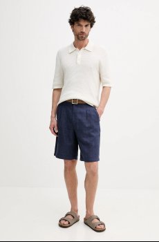 Льняные шорты United Colors of Benetton