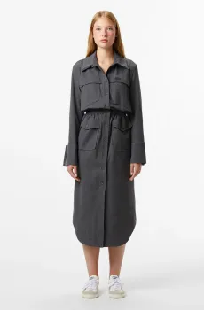 Женское серое платье Серый 40 Lacoste EF2604050