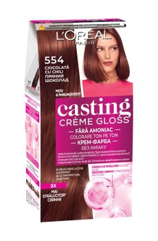 Безаммиачная краска для волос LOreal Paris Casting Creme Gloss 554 Пряный шоколад, 180 мл