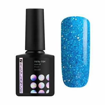 Уценка! Гель-лак для ногтей Reglance Gel Polish 165 Голубой с блестками, 7.5 мл Уценка! Гель-лак для ногтей Reglance Gel Polish 165 Голубой с блестками, 7.5 мл