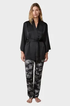 Женская пижама (пеньюар, топ, брюки) SELVA Разноцветный S Etam 6553657