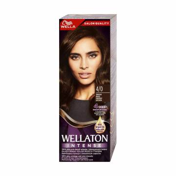 Интенсивная крем-краска для волос WELLA Wellaton Intense Color Cream 4/0 Темный шоколад, 110 мл