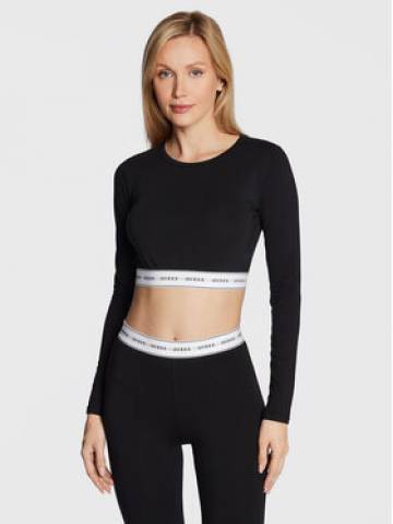 Guess Блузка Carrie O2BM10 KBBU1 Чорний Regular Fit Guess Блузка Carrie O2BM10 KBBU1 Чорний Regular Fit