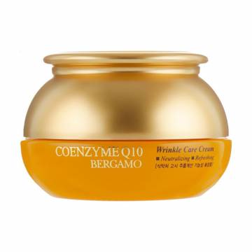 Регенерирующий крем для лица Bergamo Coenzyme Q10 Wrinkle Care Cream от морщин, с коэнзимом и гиалуроновой кислотой, 50 г