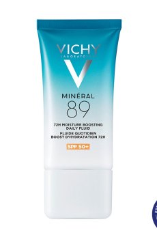 Ежедневный увлажняющий солнцезащитный флюид для кожи лица Vichy Mineral 89 72H Moisture Boosting Daily Fluid SPF 50+, 50 мл