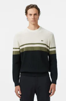 Мужской черный свитер Черный M-L Lacoste AH2614031