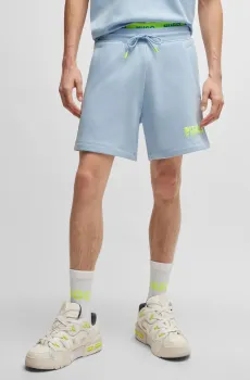 Мужские голубые шорты Голубой S HUGO 50510005;455