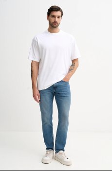 Хлопковая футболка BOSS Orange Te_Dye_