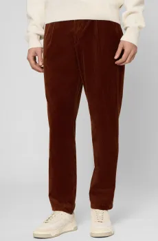 Мужские коричневые вельветовые брюки Коричневый 54 BOSS 50551574;809