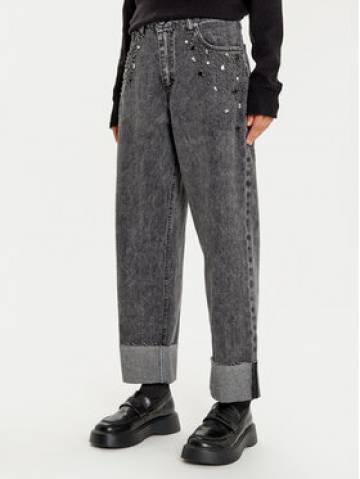 Haveone Джинси PLS-M020 Чорний Wide Leg Haveone Джинси PLS-M020 Чорний Wide Leg