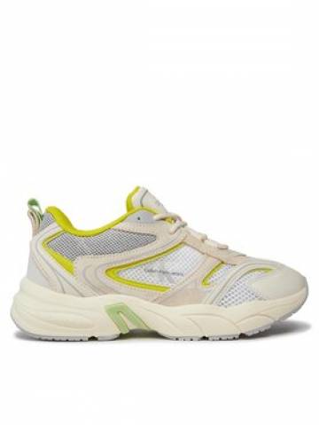 Calvin Klein Jeans Снікерcи Retro Tennis Su-Mesh Wn YW0YW00891 Білий Calvin Klein Jeans Снікерcи Retro Tennis Su-Mesh Wn YW0YW00891 Білий