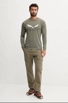 Спортивный лонгслив Salewa Solidlogo