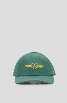 Зеленая вельветовая кепка Зеленый ONESIZE 47 Brand SKYMF18EWS-DG
