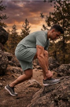 Спортивні шорти - блідо-зелений