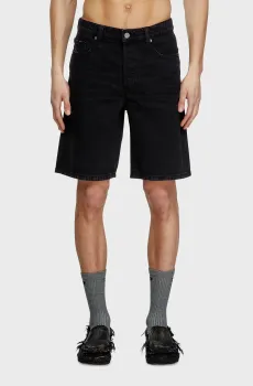 Мужские черные джинсовые шорты REGULAR-SHORT Черный 29 Diesel A06430 0GRDW