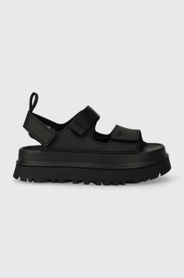 Сандалии UGG Goldenglow цвет чёрный на платформе 1152685 Сандалии UGG Goldenglow цвет чёрный на платформе 1152685