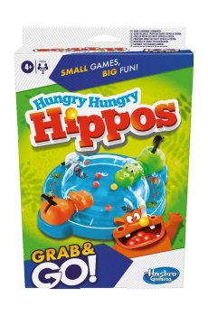 Настольная игра Hasbro Голодные бегемотики, дорожная версия, от 4 лет (F8255)