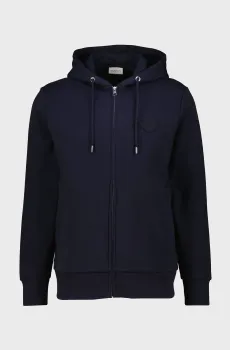 Мужское темно-синее худи TONAL Синий L Gant 2067057